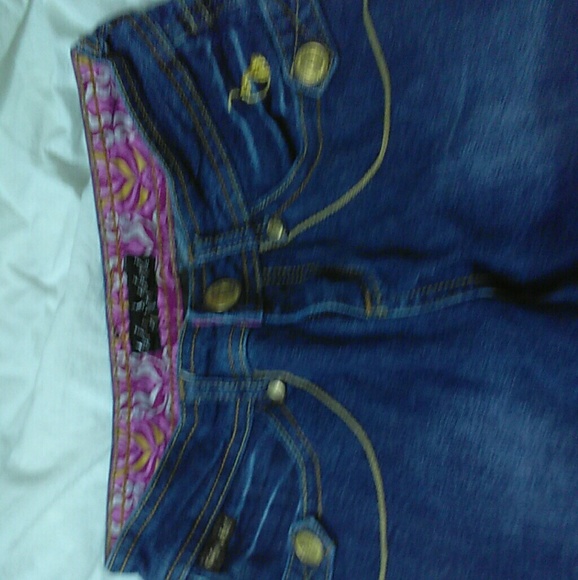 BABY PHAT GIRLS VINTAGE JEANS SIZE 8 - Picture 2 of 8